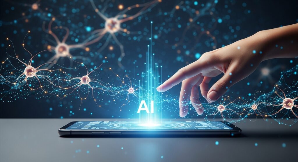 스마트폰 핸드폰 AI 인터페이스