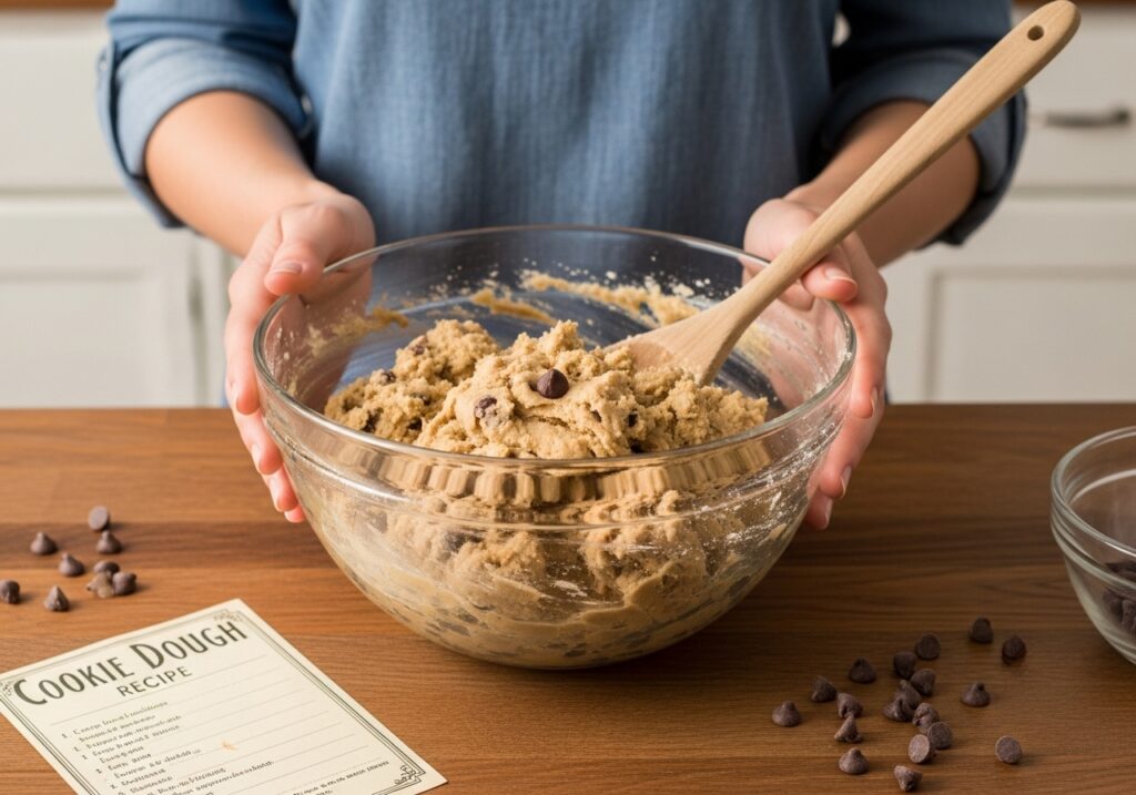 초콜릿 칩 쿠키 반죽