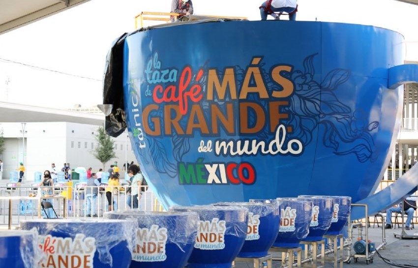 2022년 기네스가 공인한 세계 최대 커피잔  (출처:멕시코 구아나후스토 주정부)