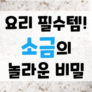소금 과학 역사 월급의 어원 귀신 쫓는 이유