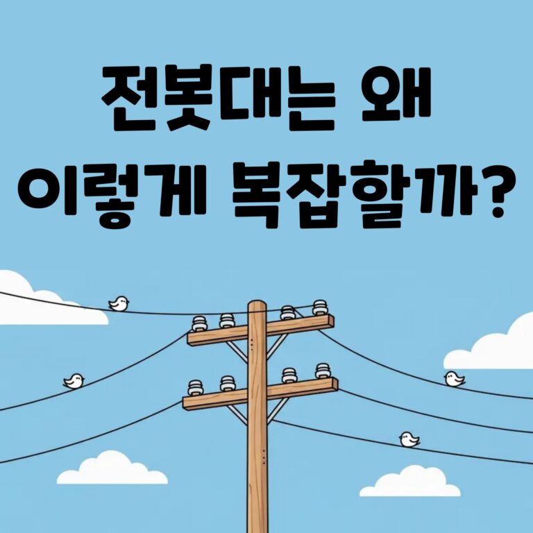 전봇대에 숨겨진 과학 변압기 애자