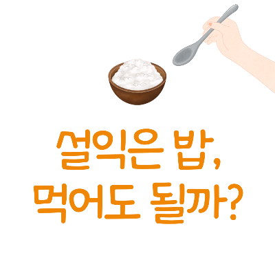 설익은 밥 쌀 먹어도 안전 건강 영향 문제