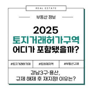2025년 2025 토지거래허가구역 강남 용산 서초 송파 압구정 여의도 성수 목동 지역 서울 아파트